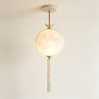 Moon Jade Cloud Pendant Light